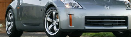 nissan 350z wheel sizes and information